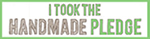 I took the handmade pledge!
